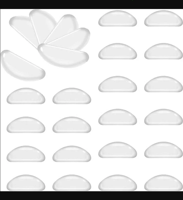 4 to 48 Pairs Adhesive Stick-On Foam Nose Pads for Eyeglasses Pink Tear Drop 4
