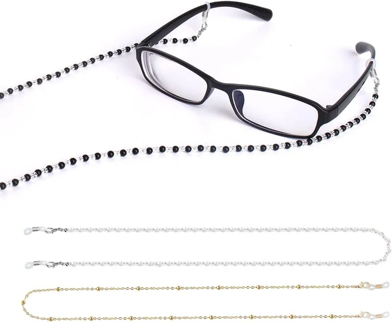 4-9 Pcs Eyeglass Chains for Women, Glasses Strap Lanyard, Eyewear Cord Gift 4