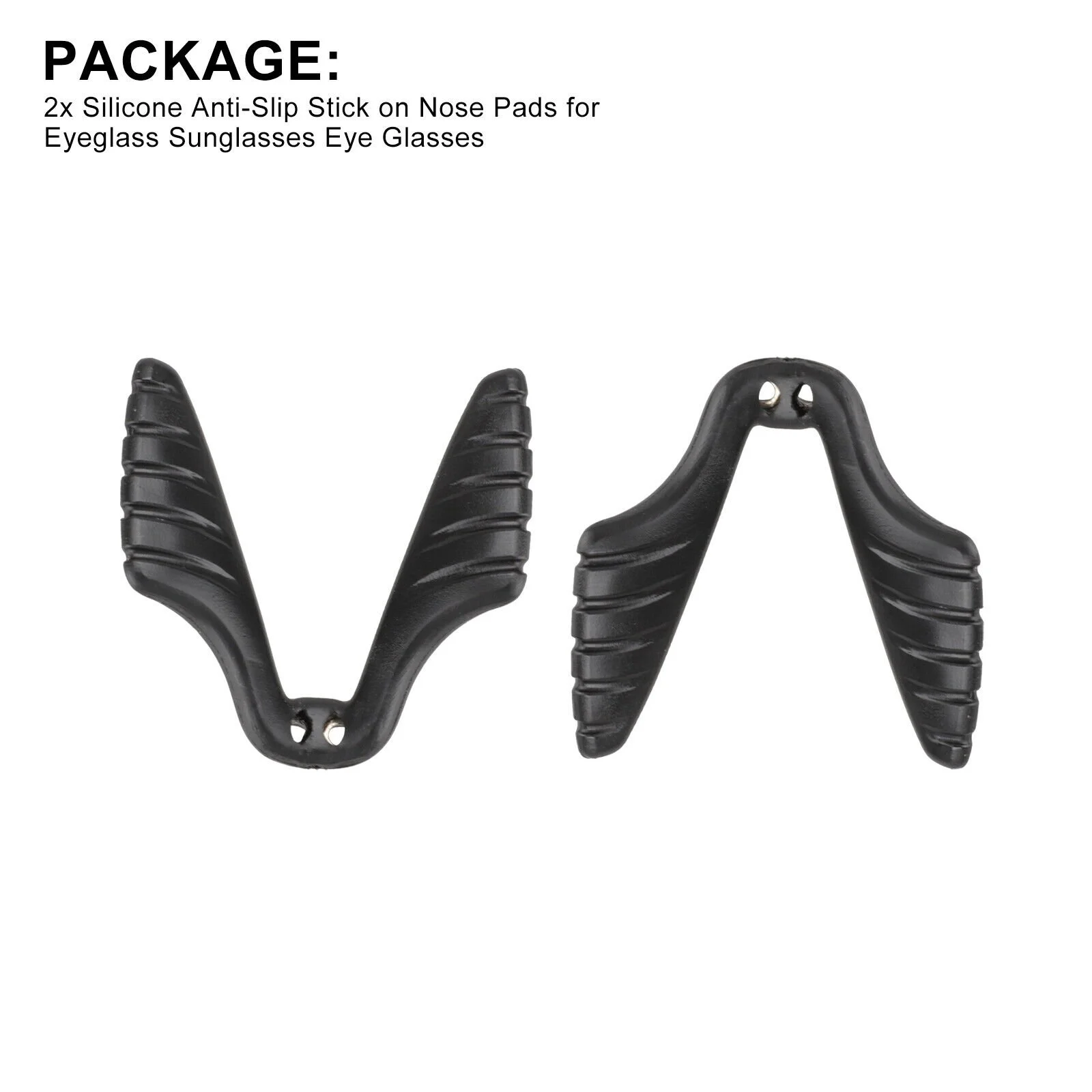4× Anti-slip Silicone Eyeglasses Nose Pads Eyeglasses Sunglasses Accessories USA 2