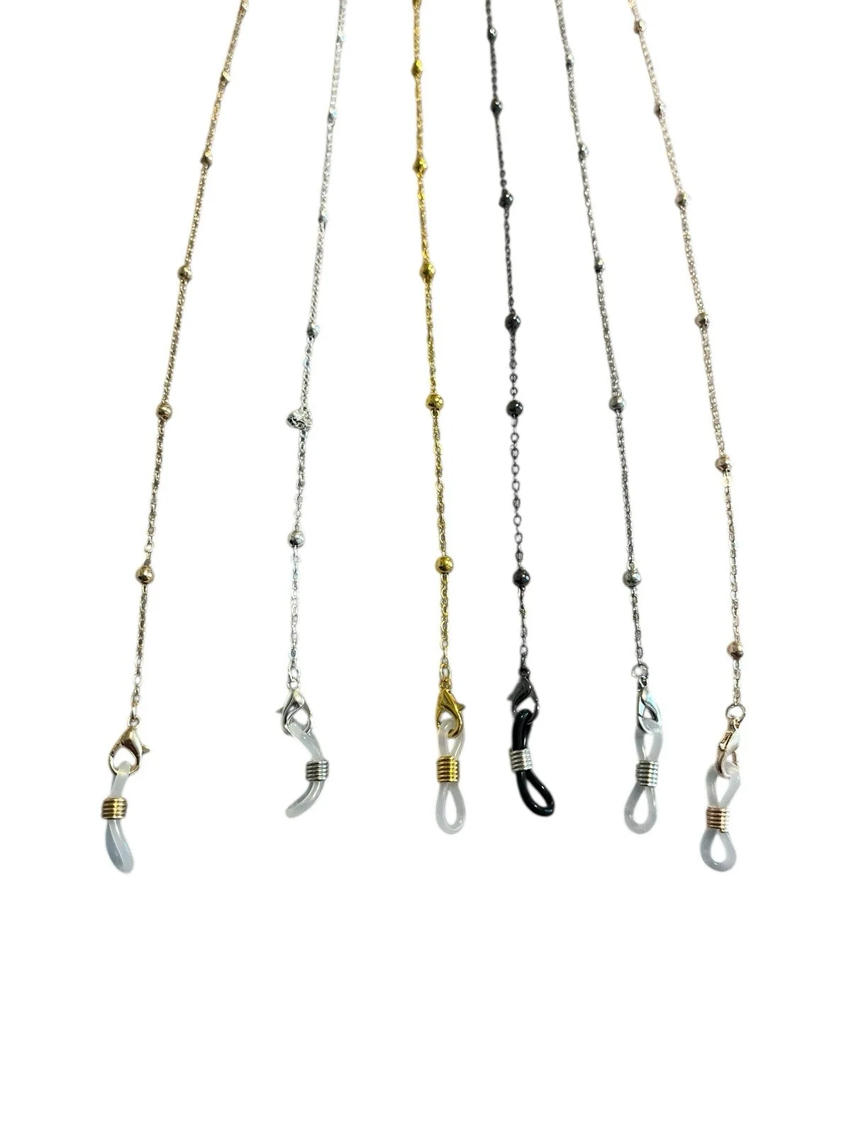 4 Pack Eyeglass Chains for Women, Sunglasses String Holder Strap Neck Lanyard 3