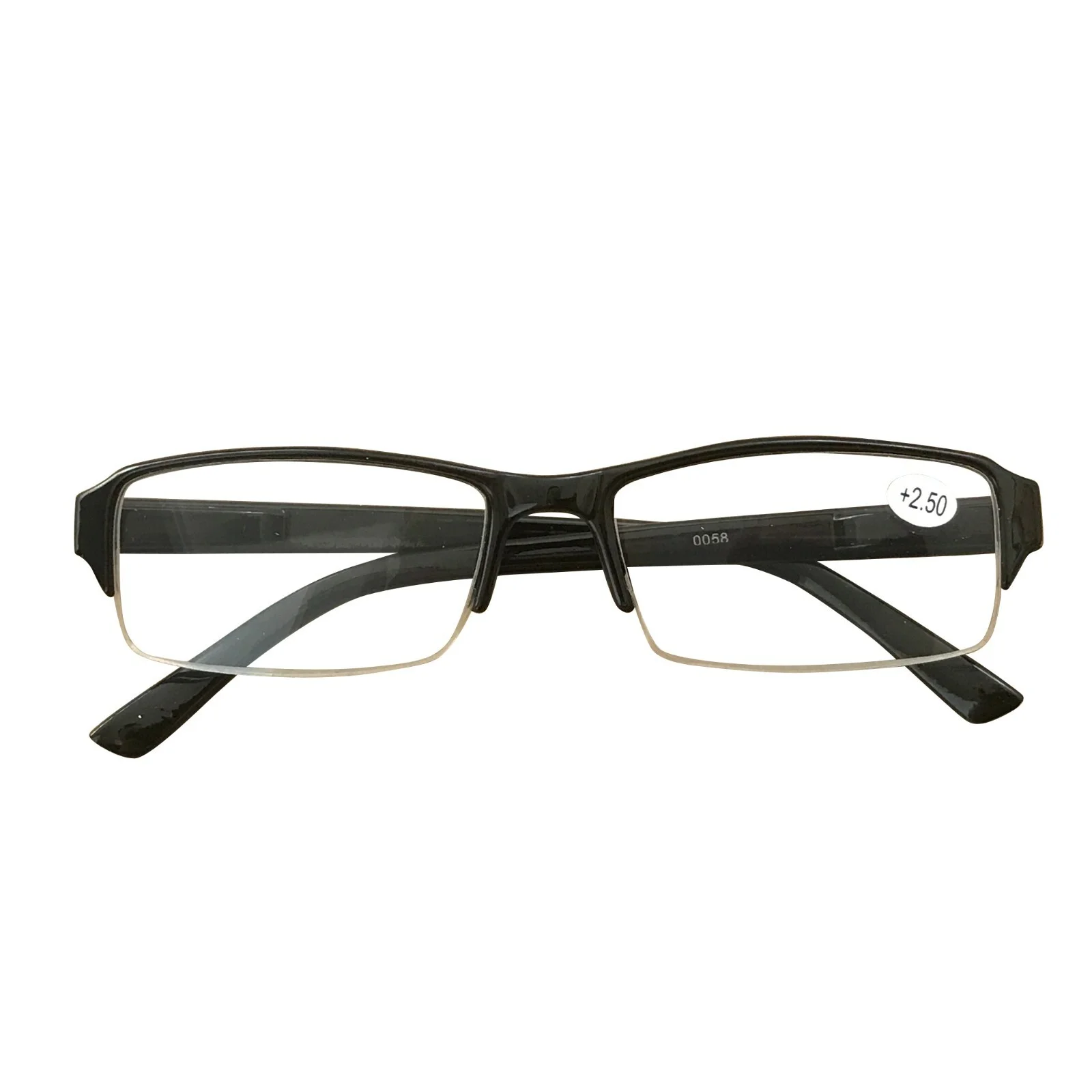 4 Pack Mens Half Frame Blue Light Blocking Reading Glasses Spring Hinge Readers 3