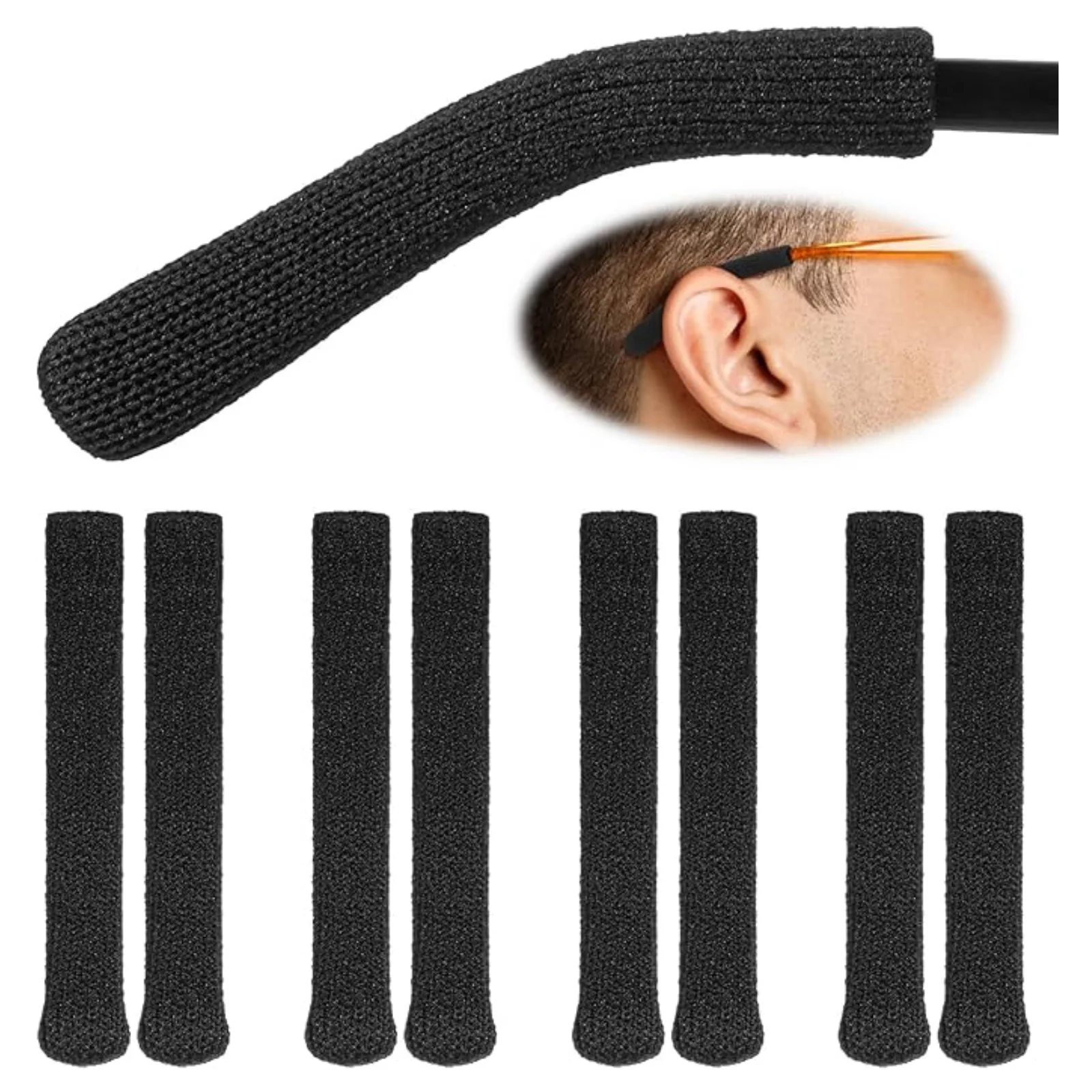 4 Pair Anti-Slip Glasses Ear Hook Grip Cushions Eyeglass Pads Cover Sport Holder 3