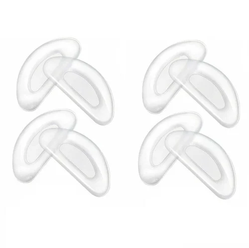 4 Pairs silicone Anti-slip Stick On Nose Pads For Eyeglasses Sunglasses Glasses 4