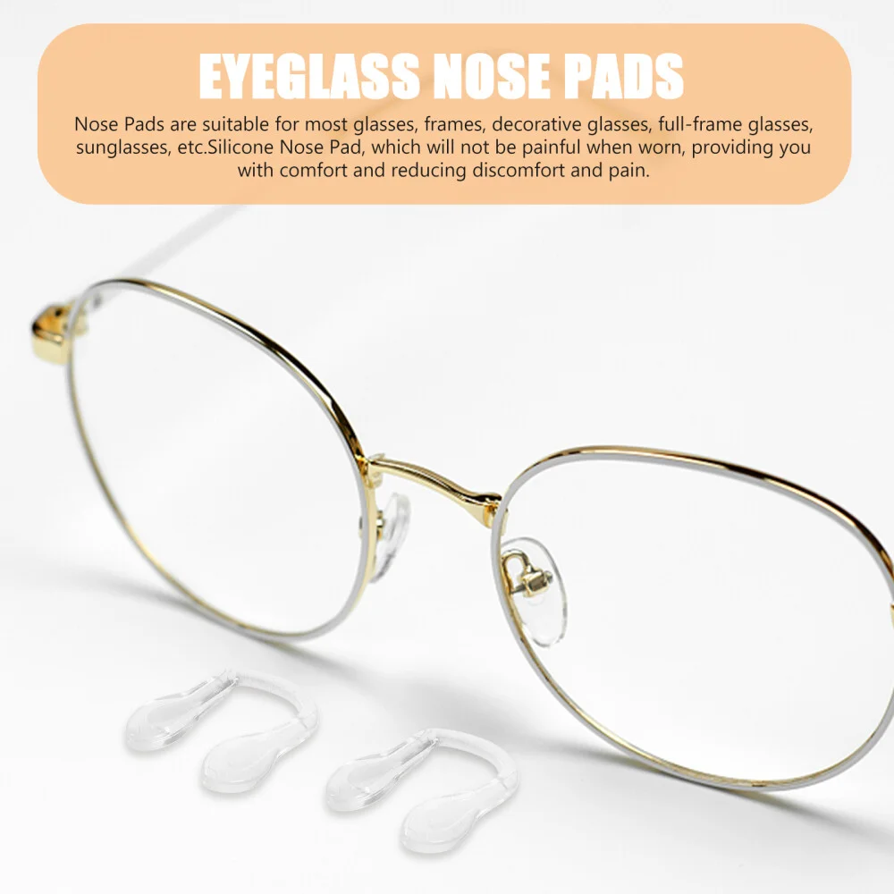 4 Pcs Sunglasses Nose Pads for Comfortable Wearing Anti-skid Cassette 2