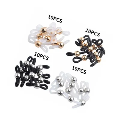 40 Pieces Rubber Adjule Eyeglass Chain Ends Eyeglasses Strap Holder Spectacle 4