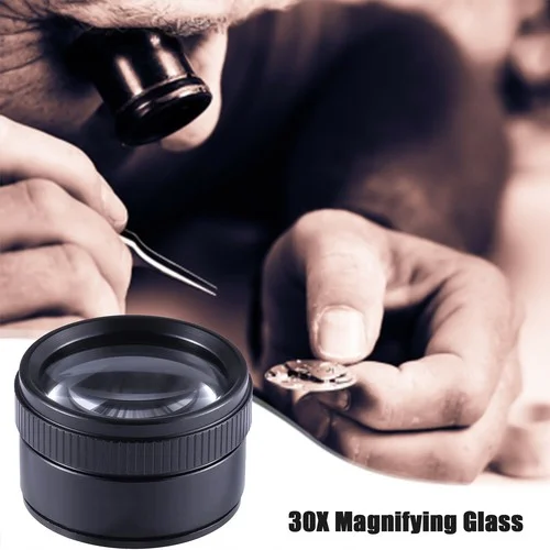 40X30 Magnifying Loop Loupe Jewelry Eye Glass Jewelers Magnifier Pocket US 4