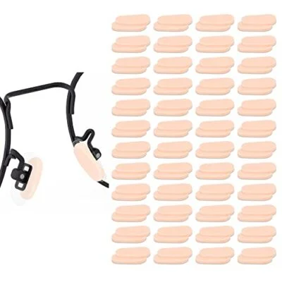 48 Pairs Eyeglass Nose Pads Soft Foam Self-Adhesive Nose Pads Stickers