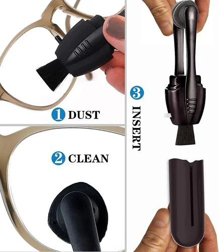 4pcs All Glasses Brush Lens Cleaner Cleaning Tool Peeps Eyeglass Sunglasses CR 4