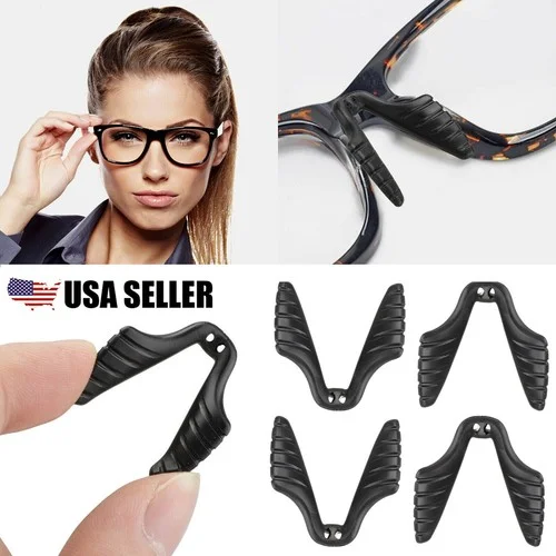 4PCS Pads Glasses Nose Pad Sunglasses Nose Pads Replacement Nose Bridge 3