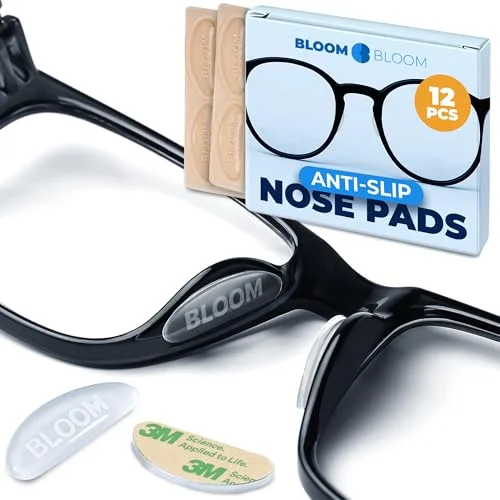 4pcs Silicone Anti-Slip Stick On Nose Pads for Eyeglass Sunglasses Glasses USA