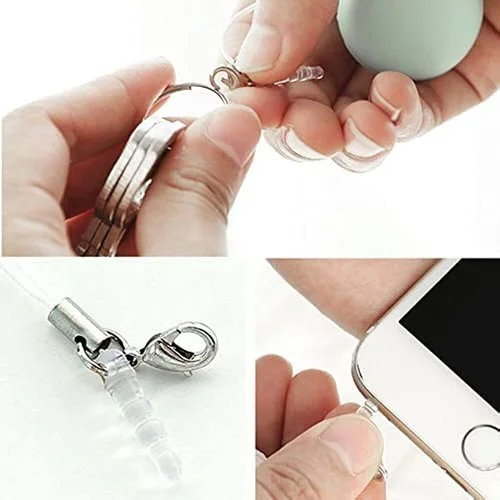 4pcs/set Phone Computer Cleaner Screen Cleaner Wipe Kit Eyeglass Wash Keychain 4