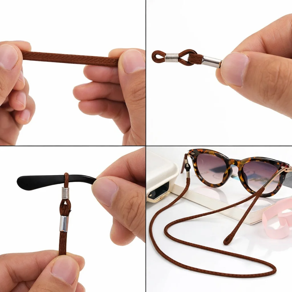 4X Adjustable Sunglasses Neck Cord Strap Eyeglass Glasses String Lanyard Holder 2