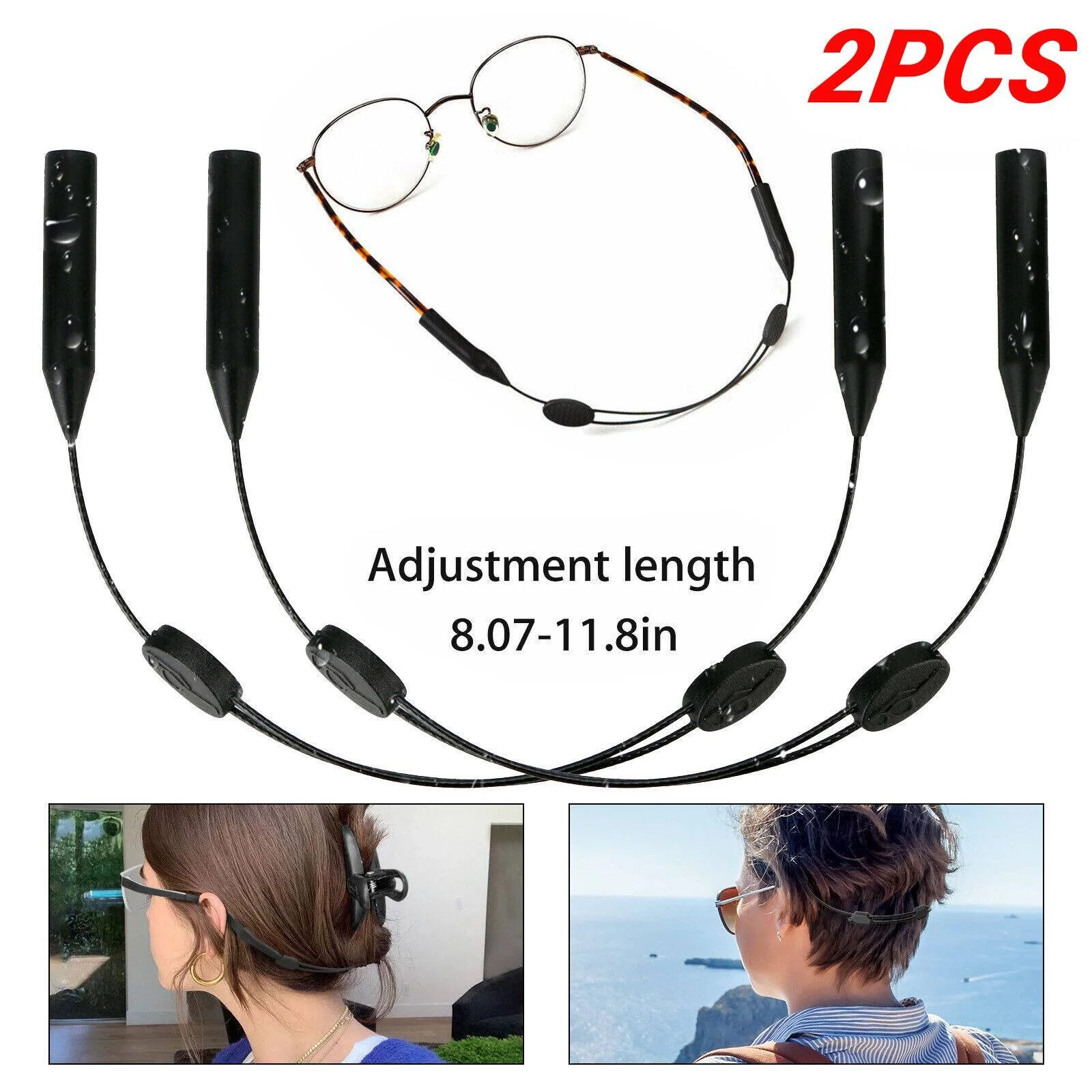 4X Adjustable Sunglasses Neck Cord Strap Eyeglass Glasses String Lanyard Holder 3