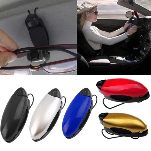 5 Car Auto Sun Visor Clip Holder For Reading Glasses Sunglasses Eyeglass Card US 3