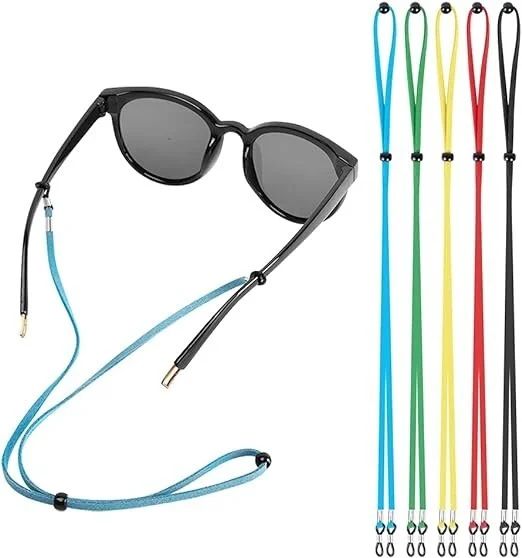 5 Pack Eyeglasses Silicone Strap Eyewear Retainer Sunglasses Holder