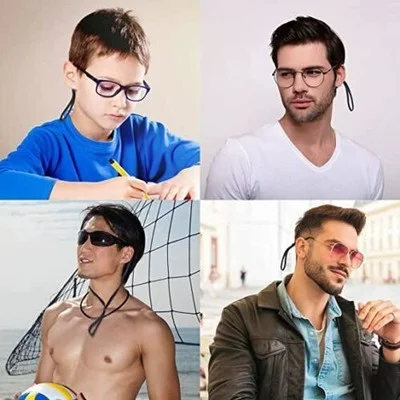 5 PCS Eyeglass Straps Adjustable Eyewear Retainers Anti-slip Eyeglass Holder 2