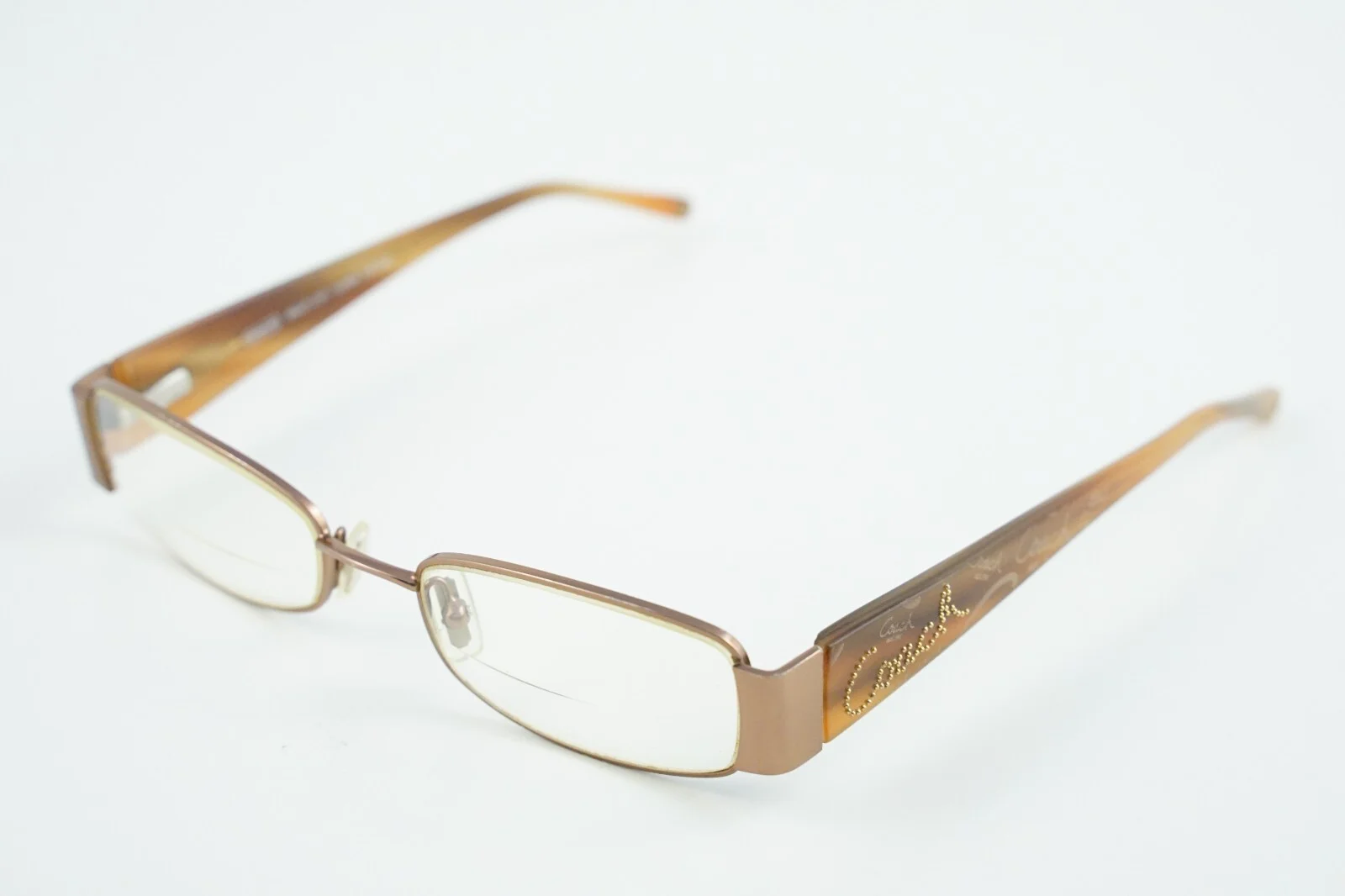 51mm BAILEY (216) COACH Blonde Tortoise 51-18-135 Eyeglasses Frames 4