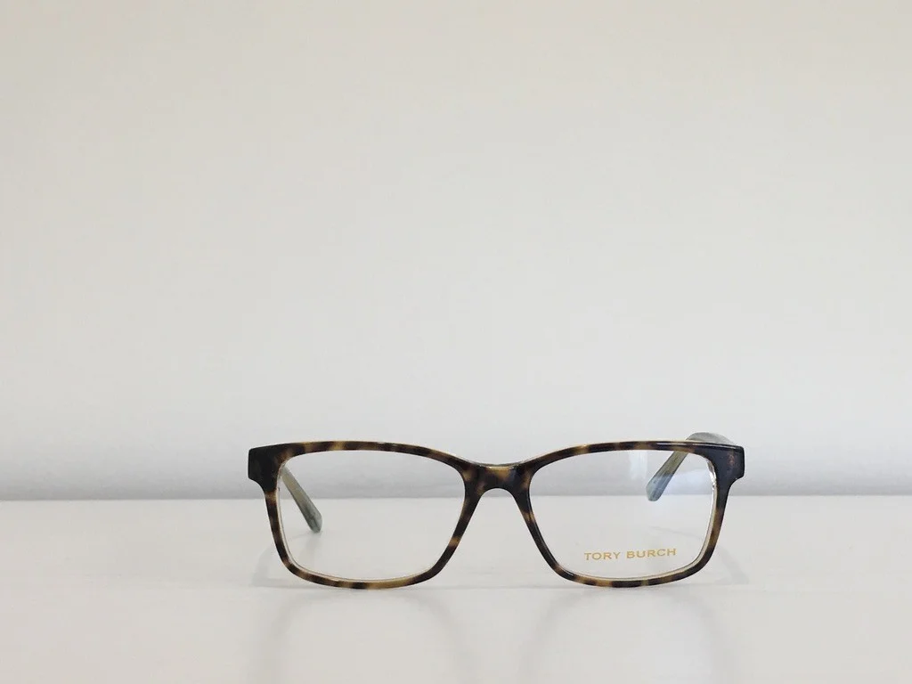 58 Tory Burch TY 2064 1561 Rectangle Havana Green Eyeglasses Frame 52*16*135 2