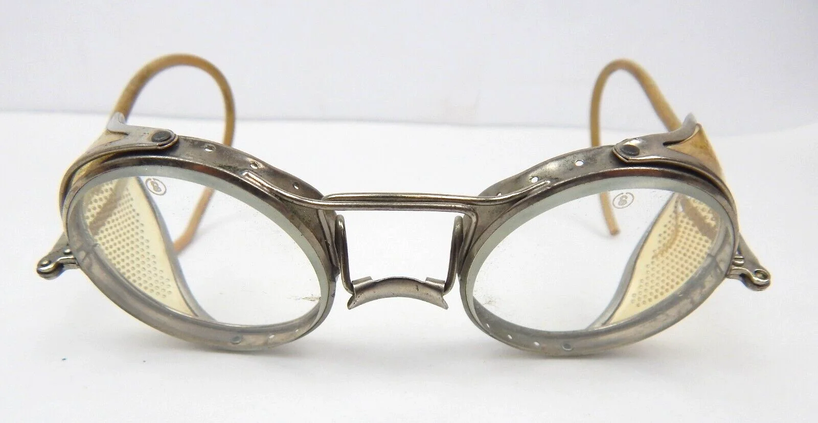5L VTG Safety Eyeglasses w/ Side Shields Prescription? Industrial Steampunk