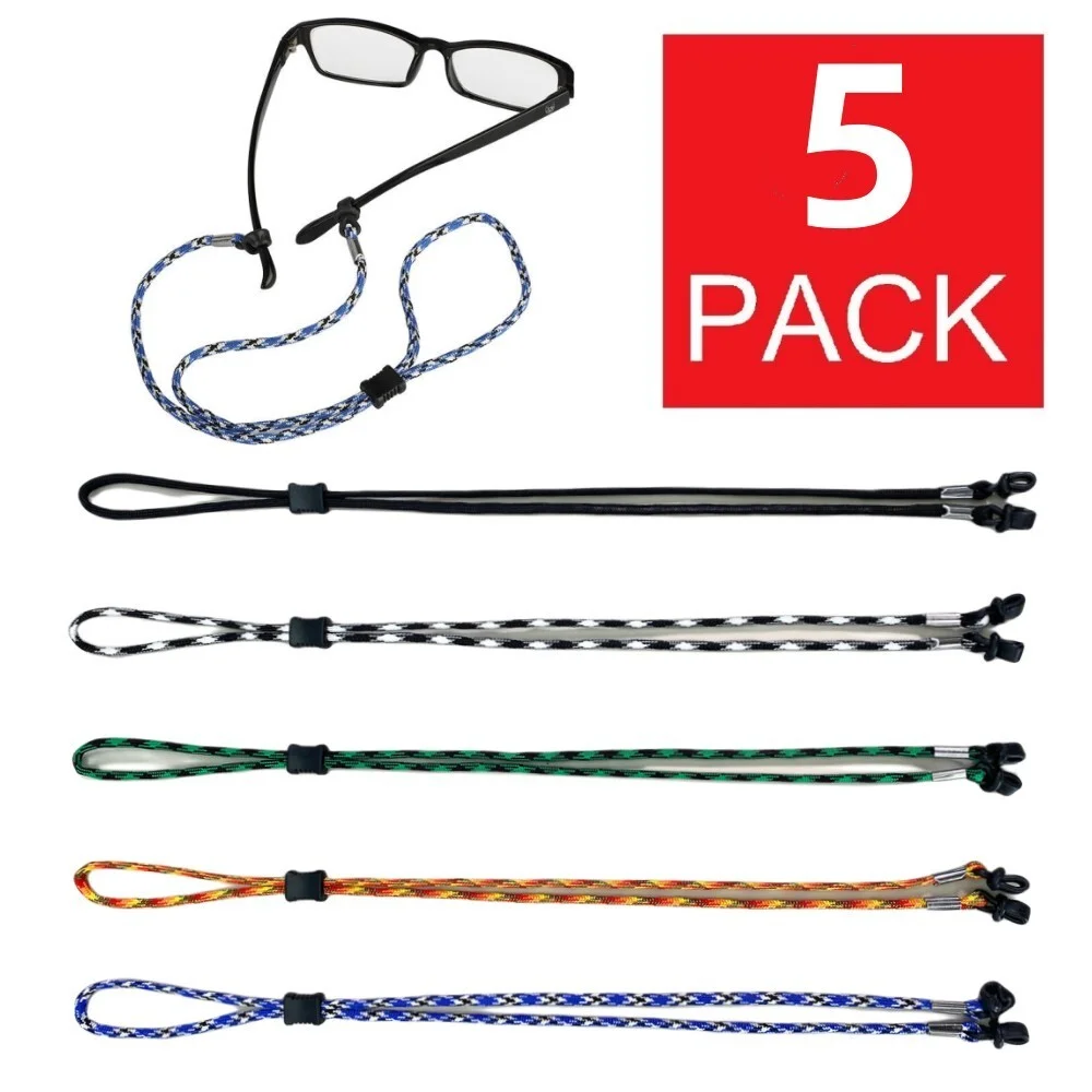 5~Neck Strap Sport Sunglass Eyeglass Read Glasses Cord Lanyard Holder Multicolor