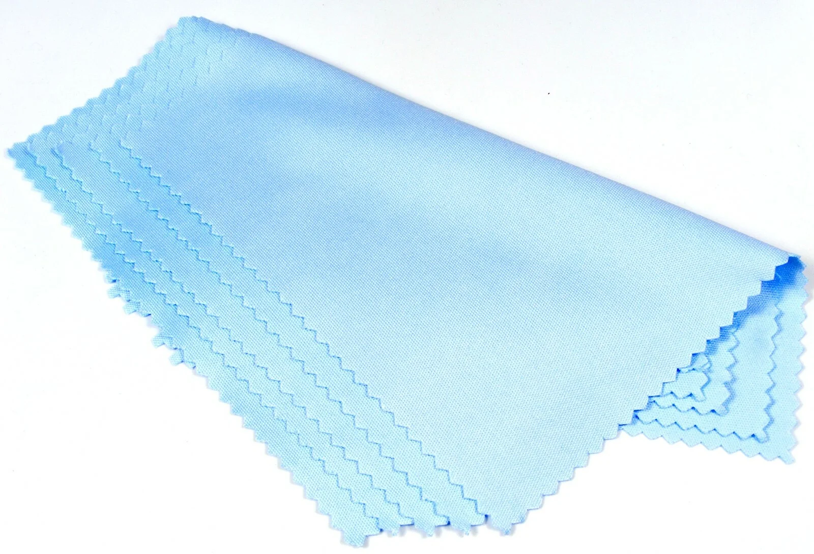 5PCs Microfiber Blue Cleaning Cloth Wipes for Eyeglass Sunglasses Phone Camera 2