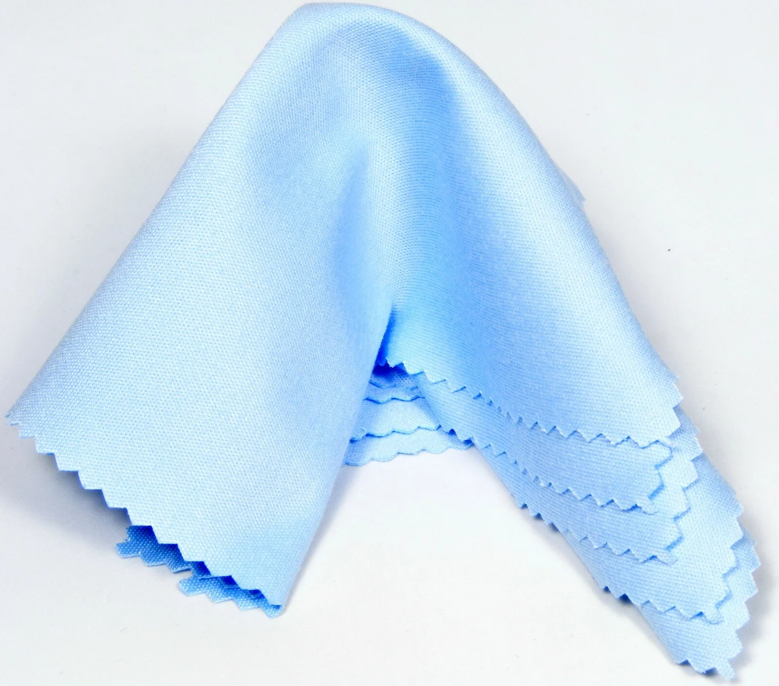 5PCs Microfiber Blue Cleaning Cloth Wipes for Eyeglass Sunglasses Phone Camera 3