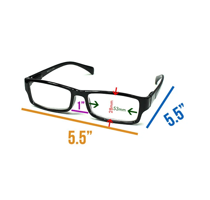 6-pack Spring Hinges Reading Glasses Unisex (5+1 Sunglasses Reader) 4