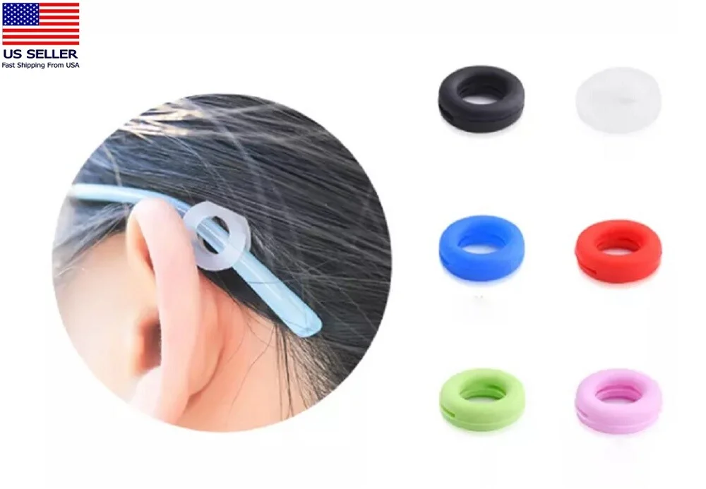 6 Pair Anti-Slip Glasses Ear Hook Grip Cushions Eyeglass Pads Cover Sport Holder