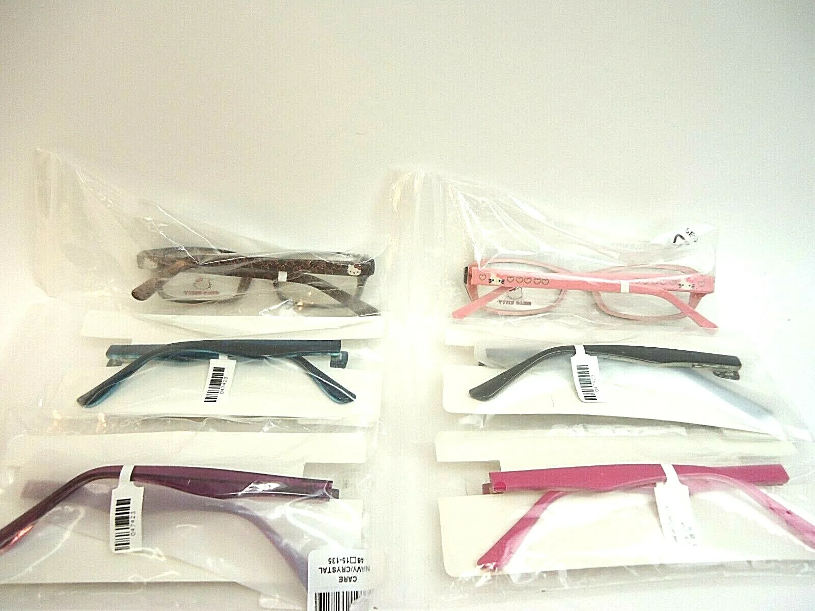 6 Pair of Childrens Eyeglass Frames Hello Kitty Modern Optical Various Sizes 4