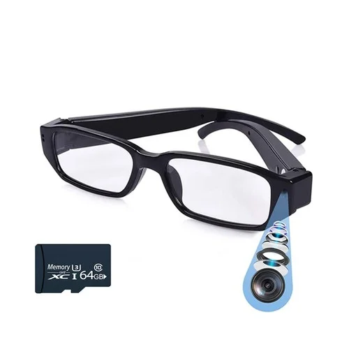 64GB HD 1080P Camera Glasses Hidden Eyewear DVR Video Recorder Cam Camcorder US 3