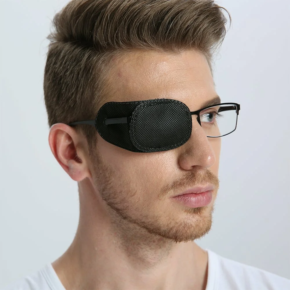 6pcs Eye Patch for Glasses to Treat Lazy Eye/Amblyopia / Strabismus Black New 2