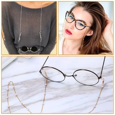 6PCS Eyeglasses Chain Glasses Strap Neck Cord Sports Sunglass Rope String Holder 4