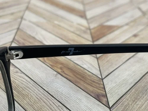 7 for All Mankind 752 Black Eyeglasses Good Condition 4