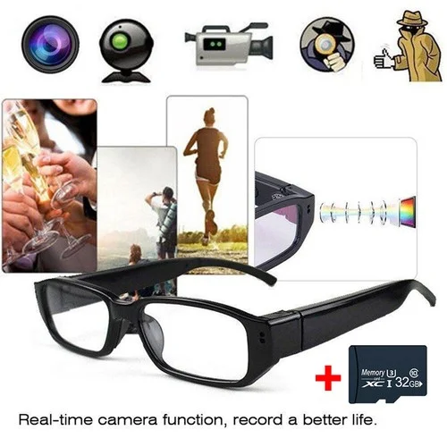 720P HD Camera Glasses 32GB Sports Eyeglass DVR Video Eyewear Recorder Camcorder 4