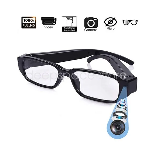 720P HD Video Cam Recorder Camera Glasses Spy Hidden Mini DVR Running Eyeglass 2