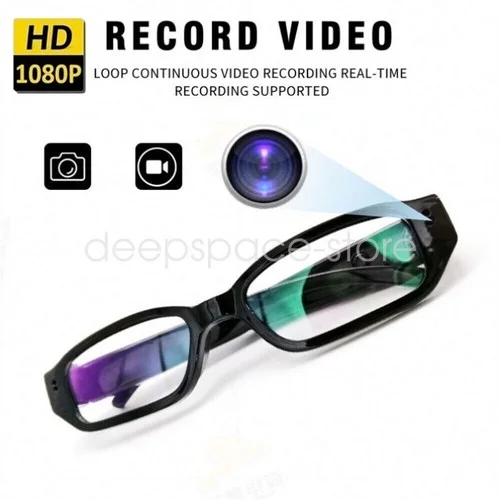 720P HD Video Cam Recorder Camera Glasses Spy Hidden Mini DVR Running Eyeglass 4