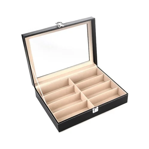 8 12 18 Slot Eyeglass Sunglass Storage Box Glasses Display Case Organizer 2
