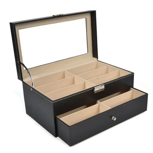 8 12 18 Slot Eyeglass Sunglass Storage Box Glasses Display Case Organizer 4