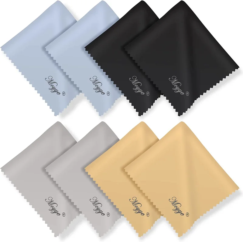 8 PCS Microfiber Cleaning Cloth for Glasses (6 2