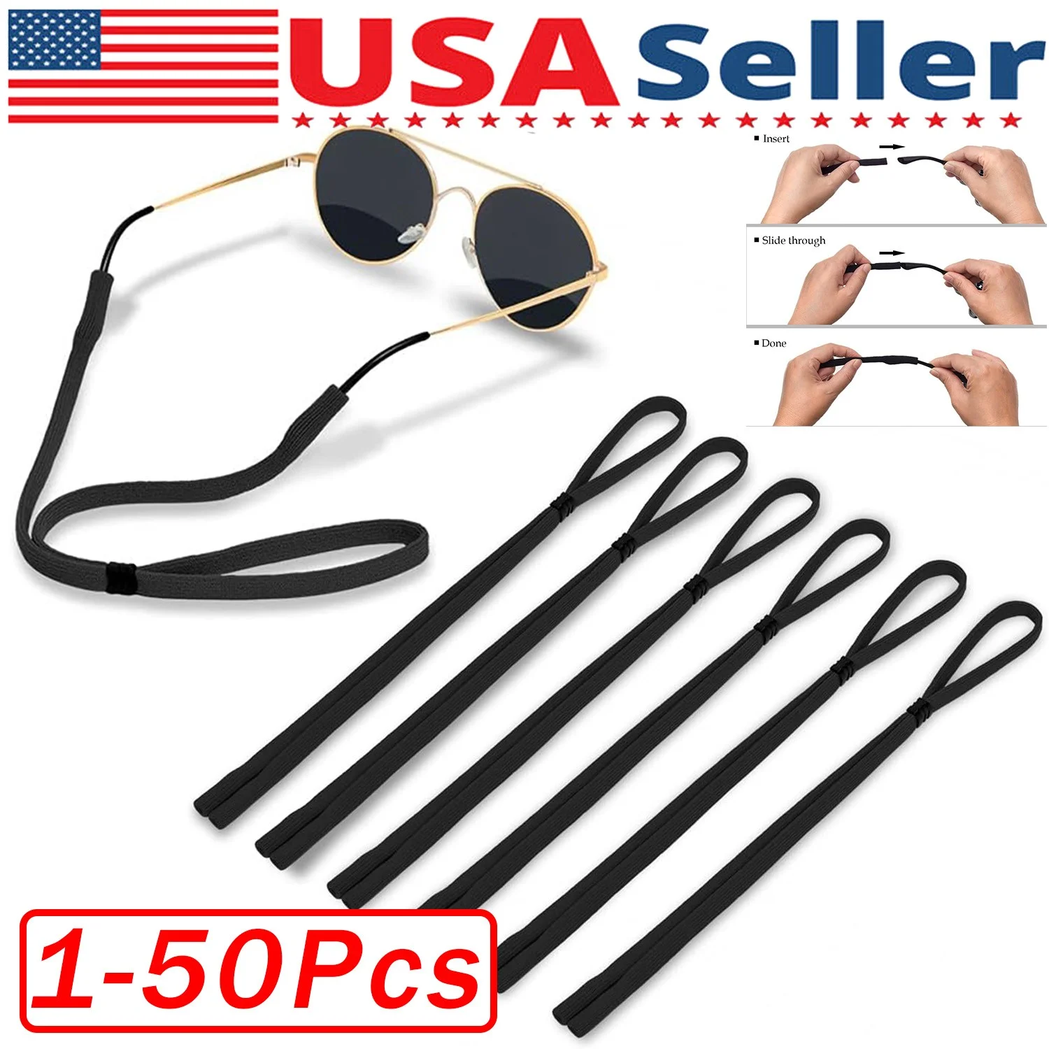 8Pcs Anti Slip Glasses Ear Hooks Clip Tip Eyeglasses Holder Safety Retainer Grip 4