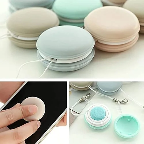 8x Mini Portable Phone Cleaner Screen Cleaner Kit Eyeglass Wash Keychain Macaron 2