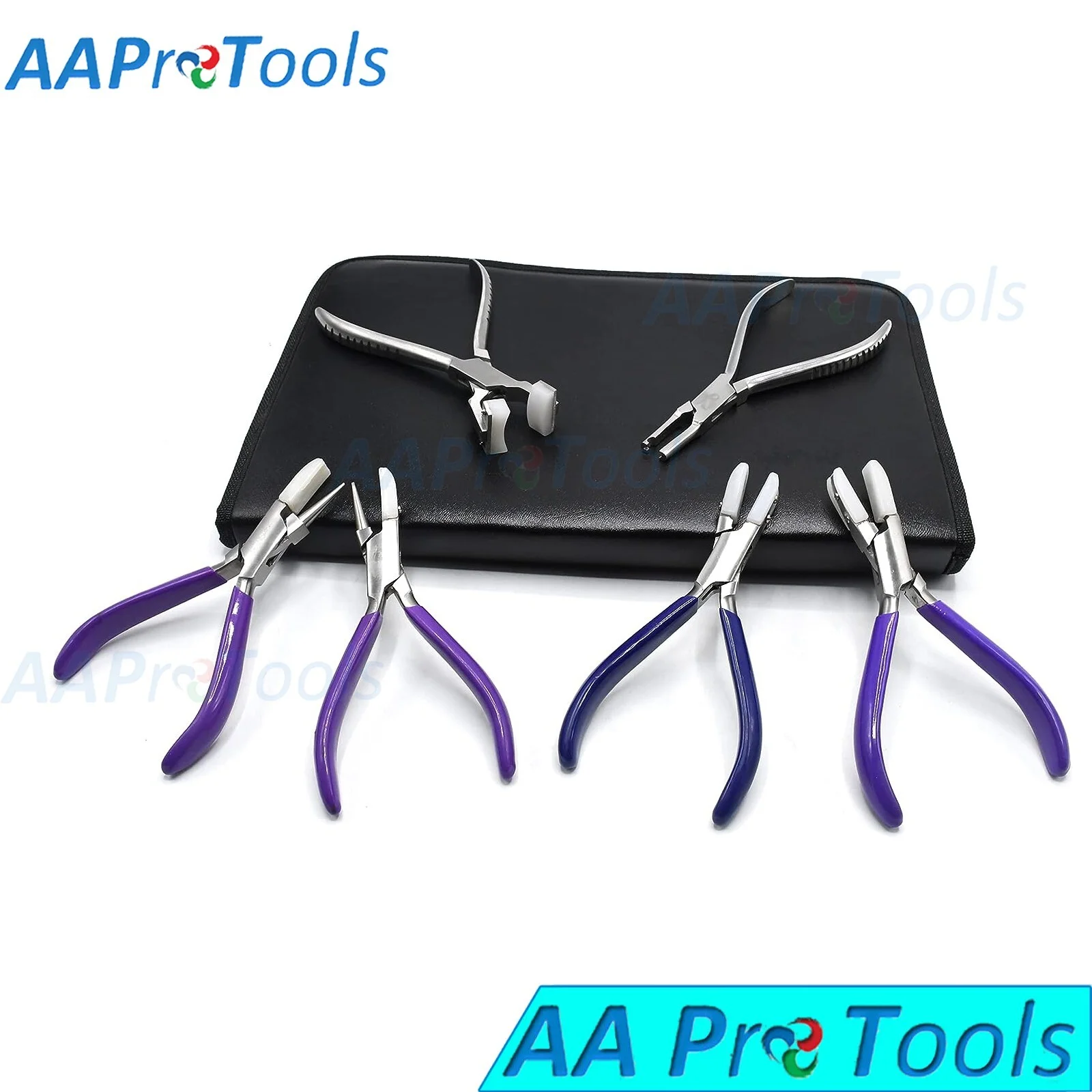 9-Eyeglass Optical Optician Tools Pliers Bent Nose Rimless Optical PLIER KIT 2