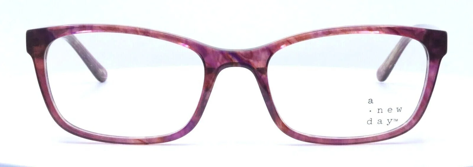 A.N.D. A New Day A3 2054 6500 Pink Purple Square Womens Eyeglasses 51-18-140 2
