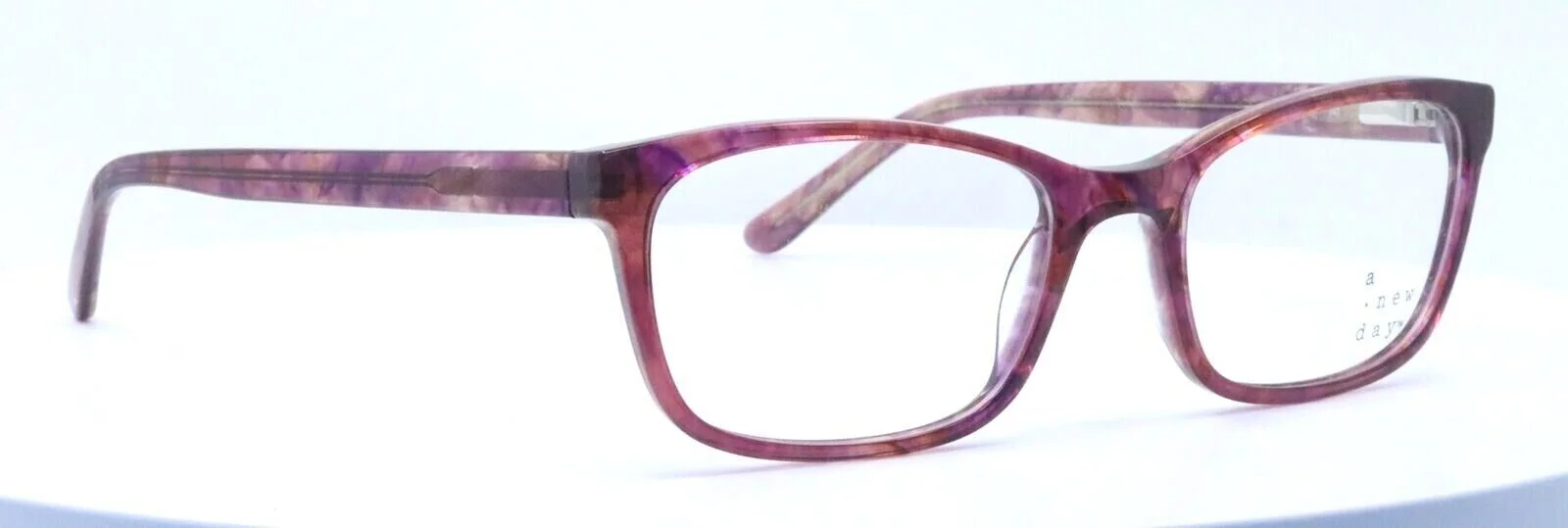 A.N.D. A New Day A3 2054 6500 Pink Purple Square Womens Eyeglasses 51-18-140 3