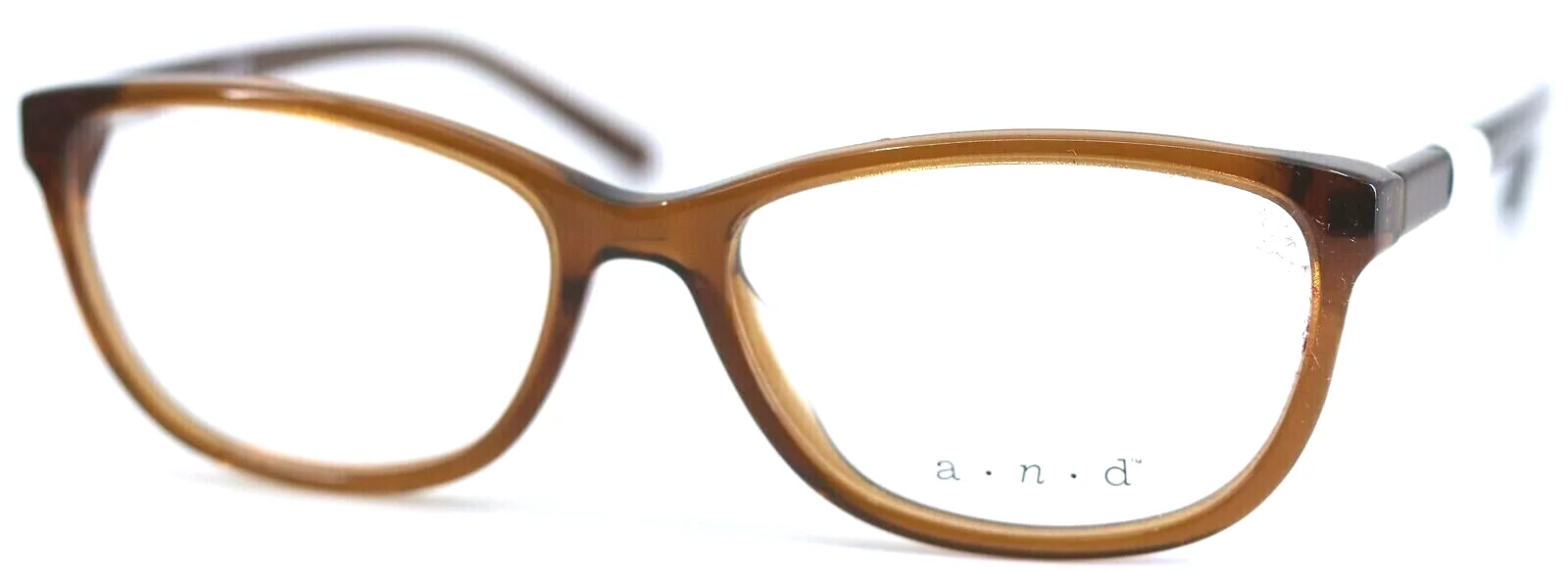 A NEW DAY a.n.d. A32056 5100 Brown Rectangular Womens Eyeglasses 52-15-135