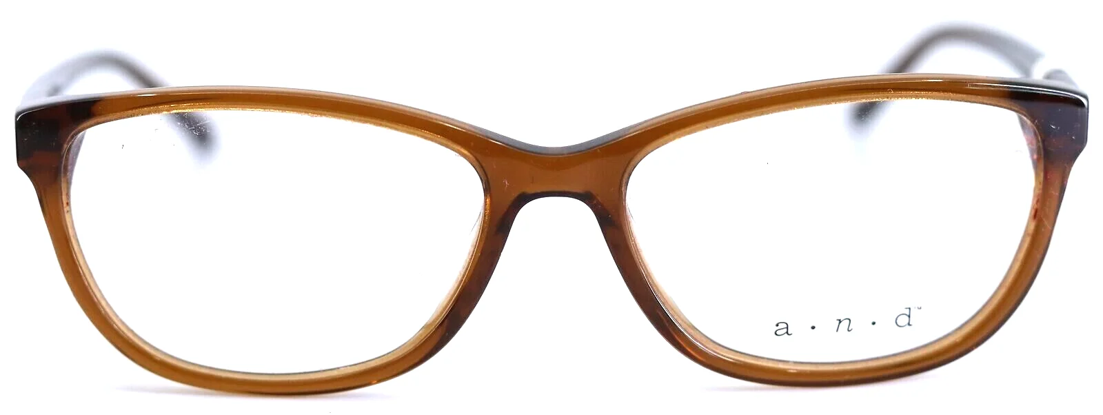 A NEW DAY a.n.d. A32056 5100 Brown Rectangular Womens Eyeglasses 52-15-135 2