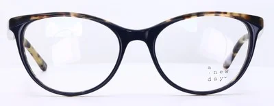 A New Day A32091 4119 Navy Tortoise Cat Eye Womens Full Rim Eyeglasses 51-17-140 2