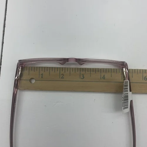 A New Day OA32090 Womens Pink Translucent Eyeglass Frames Size 51-16-140 2