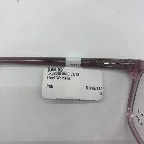 A New Day OA32090 Womens Pink Translucent Eyeglass Frames Size 51-16-140 4