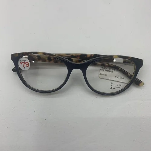 A new day OA32091 Womens Blue Brown tortoise Eyeglass frames size 51-17-140 1